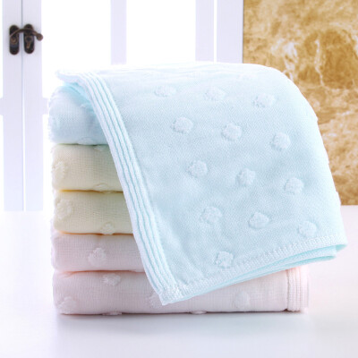 

【Jingdong supermarket】 Xin brand towel home textiles cotton Kapok absorbent thickening non-twist jacquard towel 3 powder / yellow / blue 105g / article 34 * 76cm