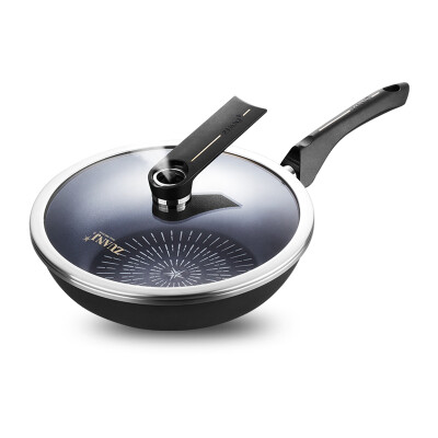 

Jingdong Supermarket drill technology ZUANJ imports of non-stick wok 30CM no smoke non-stick pot wok induction cooker general ZJ-T8