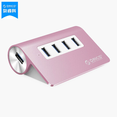 

Orcino (ORICO) M3H4 all-aluminum MAC splitter 4 USB3.0 expansion HUB hub dragged four rose gold