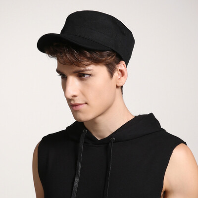 

Jingdong Supermarket Dijia Kentucky WG170016 Hat Men&39s Flat Top Hat Fashion Cap Color Solid Cap Cap Outdoor Baseball Cap Black