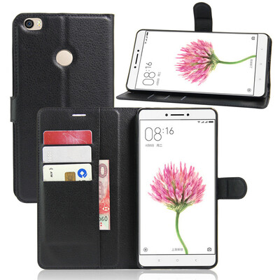 

GANGXUN Xiaomi Mi Max Чехол из высококачественной кожи из искусственной кожи Kickstand Anti-shock Кошелек для Xiaomi Mi Max