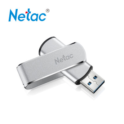 

Netac U388 64G usb3.0 Rotary Metal Flash Disk Silver