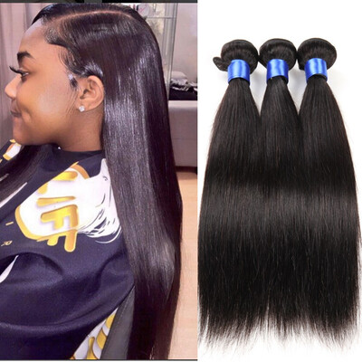 

HuangCai hair product brazilian virgin straight human hair with bundles100gpcs 3pcslot good deals unprocessed brazilian hair