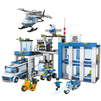

COGO New City Series Building Blocks Enlightenment Puzzle Assembled Toys for Children 4156