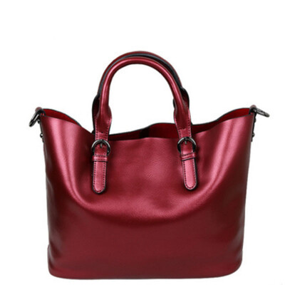 

Fashion leather shoulder bag oblique cross hand care mother leather handbags as gift for women