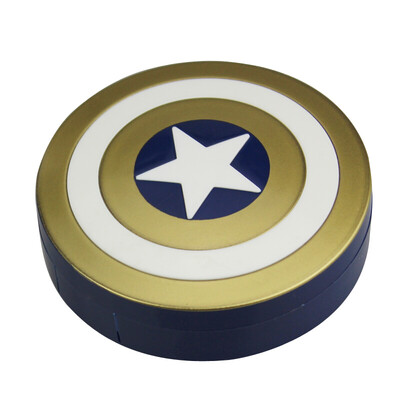 

Mate Office Contact Lens Case Creative Cartoon Companion Box Соединенные Штаты Hitomi Care Cartridge Пинцет Twin Соединенные Штаты Captain Gold BL1047