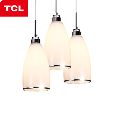 

Jingdong supermarket TCL lighting restaurant chandelier three hanging line lamp lighting Yuan Liang 3 long hanging plate to be purchased from E27 light source 3