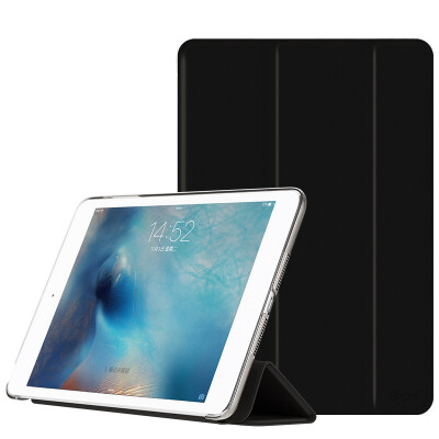 

Biya Zi (BIAZE) Apple's new iPad Pro protective sleeve iPad Pro 10.5-inch protective shell three-fold sleep wake-up holster shell youth series King Kong black