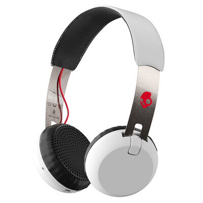 

Череп (Skullcandy) GRIND WIRELESS S5GBW-J472 спортивных беспроводного Bluetooth телефона гарнитура белого