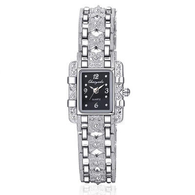 

New Fashion Rhinestone Watches Women Luxury Brand Stainless Steel Bracelet Watches Ladies Quartz Dress Wristwatches
