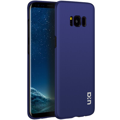 

Плюс отличный Samsung S8 сотовый телефон оболочки / защитный рукав матовая кожа чувствовать твердой оболочки серии защитной оболочки синий