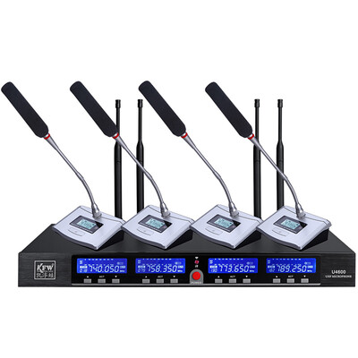 

KFW U4600C conference microphone one drag four desktop gooseneck training speech microphone
