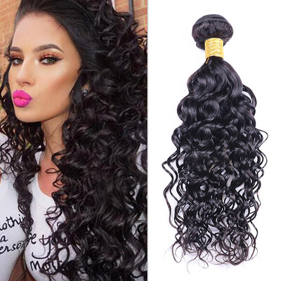 

Indian Virgin Hair Water Wave 4 Bundles 7A Unprocessed Virgin Indian Hair Indian Virgin Hair Water Wave Virgin Indian Hair