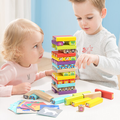 

Topbright animal building blocks stacked high stack music boys&girls board games puzzle children&39s toys