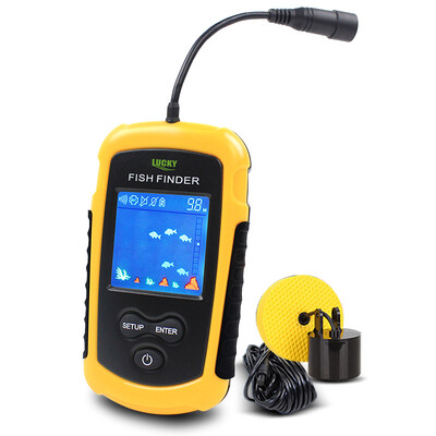 

Fish Finders Alarm 100M Portable Sonar LCD Fishing Lure Bait Эхолот Carp Fishing Finder