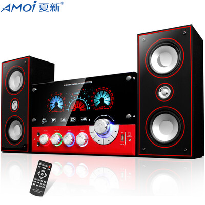 

Amoi (Amoi) SM-6700 Мультимедийный настольный компьютер Bluetooth 2.1 стерео сабвуфер активный ноутбук аудио колонки (черный)