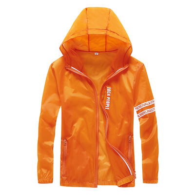 

Battlefield jeep skin clothing outdoor windbreaker men&women light breathable clothing couple models skin windbreaker 17112ZFS02 orange M
