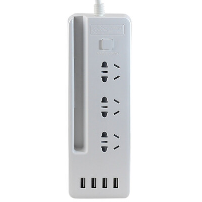 

Great Wall popular CF-U8031 full-length 18 m three hole 4USB socket with child protection door control switch socket plug plug board drag board