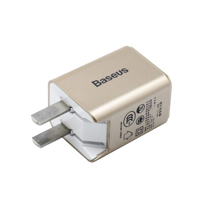 

(Baseus) Dual USB-зарядное устройство Apple / Andrews / Type-C мобильный телефон для перезарядки головного телефона / планшета / двухпортовый адаптер питания Tu Hao gold