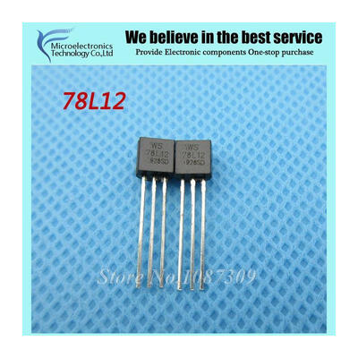 

50pcs free shipping 78L12 L78L12 Linear Voltage Regulators 12V 0.1A Positive TO-92 new original