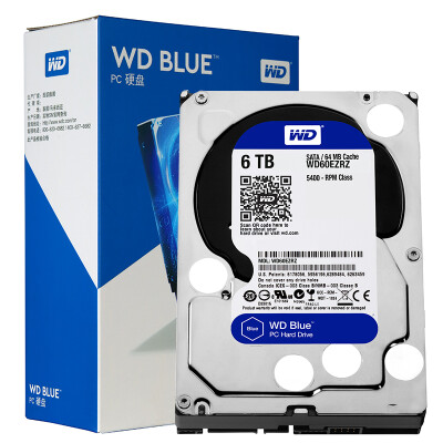 

Western Digital (WD) синяя пластина 64 настольный привод 6TB SATA6Gb / с (WD60EZRZ)