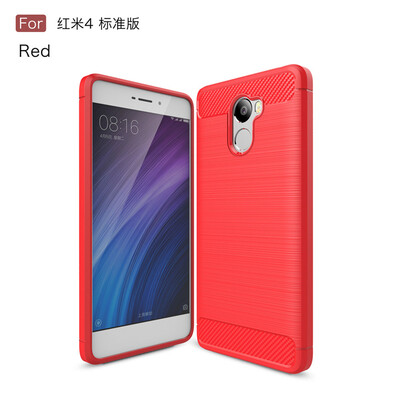 

Xiaomi Redmi 4 Case Anti-Slippery Scratch-Resistant Shockproof Lightweight Bumper Cover For Xiaomi Redmi 4 Standard