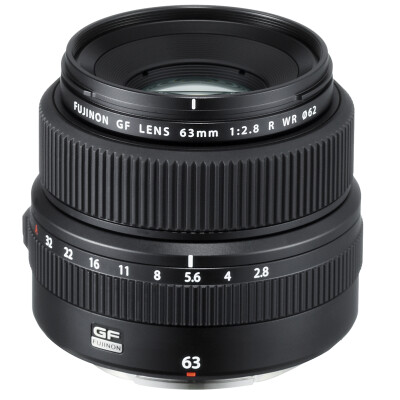 

Fuji FUJIFILM GF63mm F28 R WR in the frame standard fixed focus lens new G bayonet intuitive&convenient control brass lens mount all-weather protection