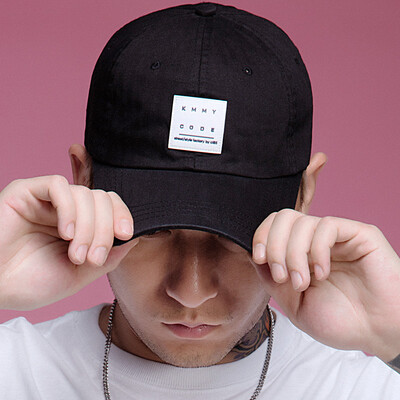 

Jingdong supermarket] Han shop (hanshop) outdoor cap cap men and women Korean version of the tide movement sun hat stickers simple fashion baseball hat HSM09 blue uniform