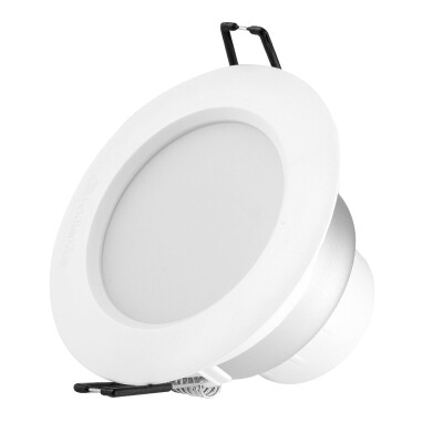 

Feidiao (feidiao) освещает downlight вел бычьи глаза встроенные встроенные осветительные светильники освещения 2.5 дюйма 3W теплый желтый