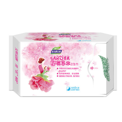 

Fu Yan Jie night with a sanitary napkin 8 bag cherry soft skin-friendly