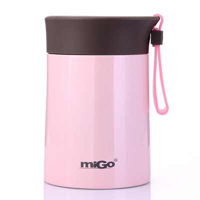 

MIGO stainless steel home insulation stewed beaker 04L male&female braised jar pink