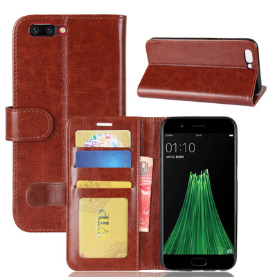 

GANGXUN Oppo R11 Case High Quality PU Leather Flip Kickstand Wallet Cover for Oppo R11
