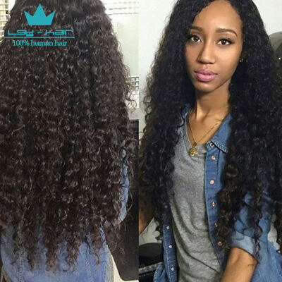 

Peruvian Kinky Curly Virgin Hair Extension 10A Grade Unprocessed Human Hair 3 Bundles 8-26 Inch Free Shipping Machine Double Weft