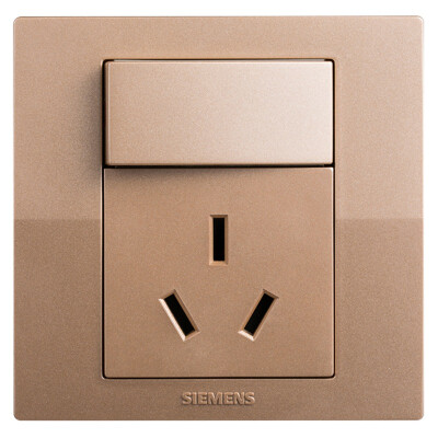 

Siemens SIEMENS 5UB80933NC03 switch socket Yue move 16A three hole with switch socket champagne gold