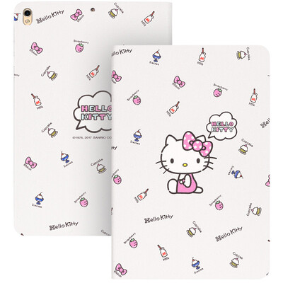 

Hello Kitty Apple's new iPad Pro 10.5-inch protective sleeve / cartoon protective shell smart sleeping holsters Kitty really