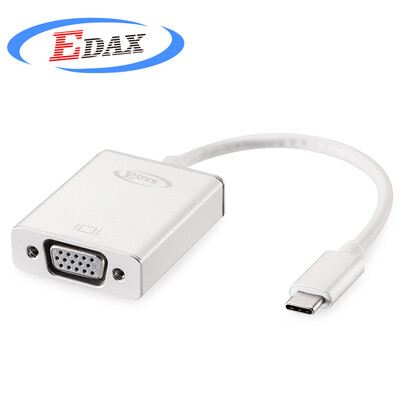 

EDAX Type-C to VGA Converter New MacBook Accessories HD Expansion Adapter Adapter Cable Support USB-C Port Connection TV Projector TV E014