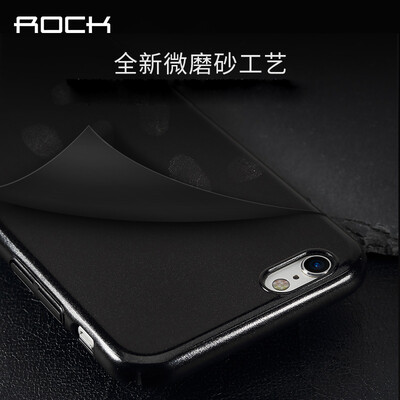 

Locke (ROCK) iphone6splus оболочка телефона / защитная крышка Apple 6 плюс тонкая жесткая оболочка голая оболочка серия все включено мобильный телефон набор черный