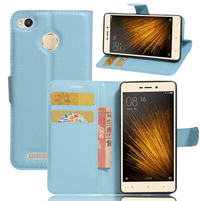 

GANGXUN Xiaomi Redmi 3X Case High Quality PU Leather Flip Cover Kickstand Anti-shock Wallet Case for Xiaomi Redmi 3X