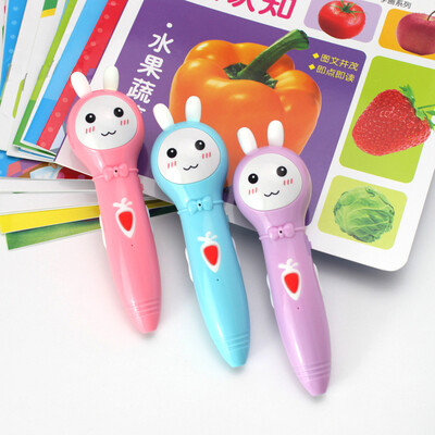 

Wenquxing D8 Point reading pen 3-6 Year-old child Enlightenment Gift Waterproof 4G Follow MP3 Recording Early childhood Story Machine 25 Audio books 6 Wall map Learning Dot reading Machine Child Educational toys Blue