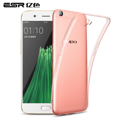 

ESR OPPO R9S Plus Case Case All-in-One Transparent Silicone Anti-Wound Soft Case Primary Color Series Gel Red For -Oppo R9S Plus