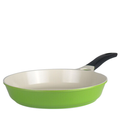 

Jingdong supermarket] music buckle buckle color colorful ceramic non-stick pan pan frying pan pancake pot less oil pan Induction Cooker fire universal LCA2303D green 30cm