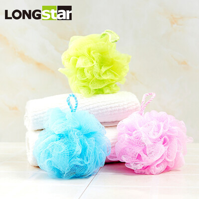 

LONGSTAR bath ball soft bath flower single color random LJ-0321