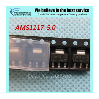 

50pcs free shipping AMS1117-5.0 AMS1117 5.0V 1A SOT-223 Voltage Regulato new original