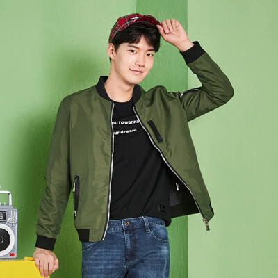 

Semir Jackets Male 2017 Fall Pilots Tops Men's Black Lining Outdoors Jackets Tide Youth 17316081001 Black S