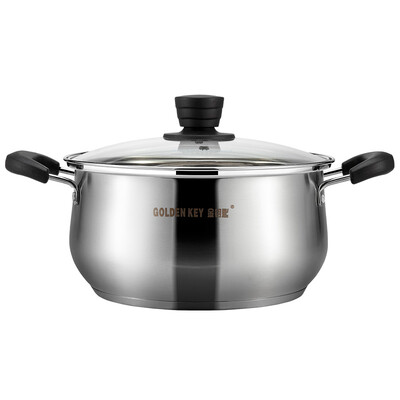 

Golden Key GOLDEN KEY soup pot 24cm stainless steel to really complex bottom arc GK-24A1F