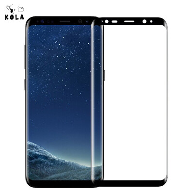 

КОЛА Samsung S8 Plus закаленного стекла пленку, покрывающую полный экран 3D поверхности защитной пленки подходит для пленки телефона SAMSUNG Galaxy S8 + черный