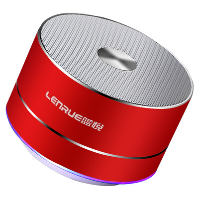 

Blue Yue (LEnRuE) A2 Беспроводной Bluetooth-динамик Мини-портативная карта Аудио сабвуфер Мобильный телефон Мини-динамики компьютера Китайский красный High Edition [1000mAh]