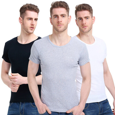 

[Jingdong supermarket] Antarctic men's vest pure color cotton vest male 3-loaded men's vest sweat NSJA0660 black and white gray L