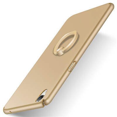 

Phone Case For Oppo F1 Plus Ultra Thin Slim Cover Simple PC Back Ring Holder 360°Rotation Protection For Oppo R9