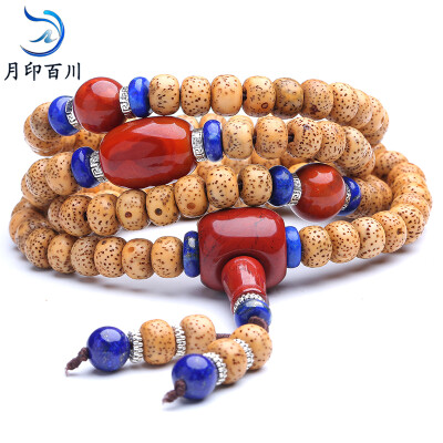 

Miyako Kawasaki Crescent Moon Bodhi 108 hand string men and women paragraph Bodhi child multi-layer multi-turn bracelet 6 * 8mm